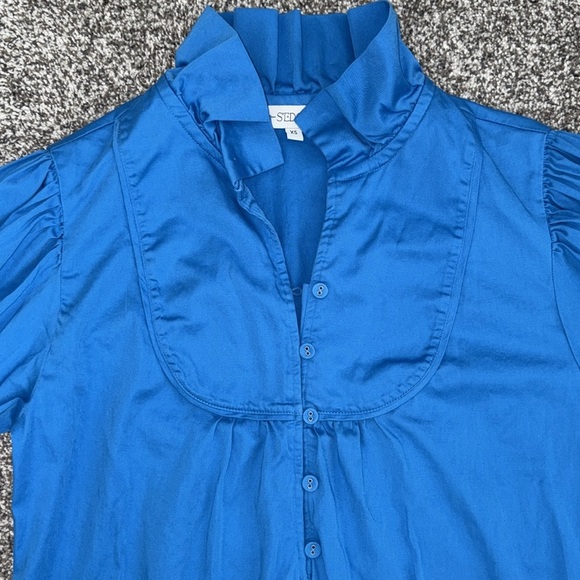 S'edge Priestly Dress in Cobalt - Picture 5 of 8